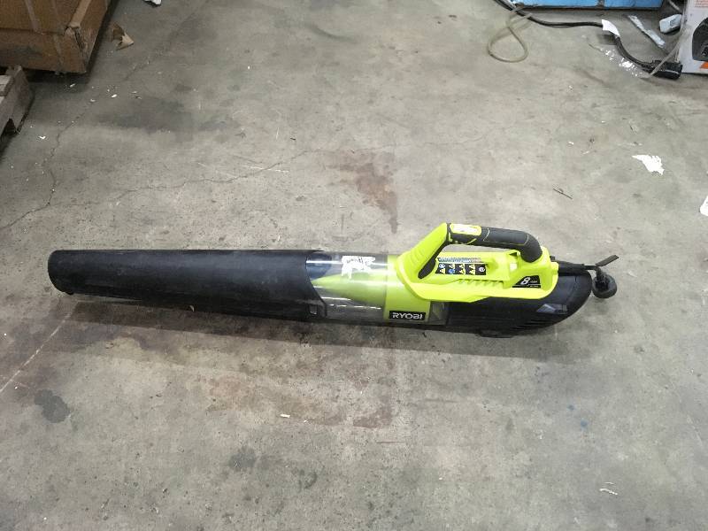 lot 81 image: Ryobi 135 MPH 440 CFM 8 Amp Electric Jet Fan Blower in like new condition