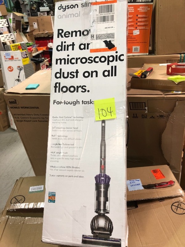lot 104 image: Dyson Slim Ball Animal Upright Vacuum Cleaner in good conditions