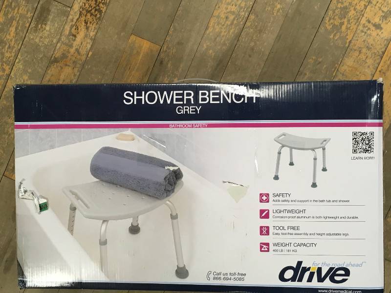 Drive Medical Bathroom Safety Shower Tub Bench Chair not used