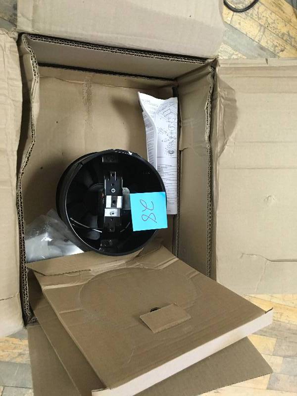 Broan 509 White Wall Fan 180 CFM 6.5 Sone Wall Mounted not used