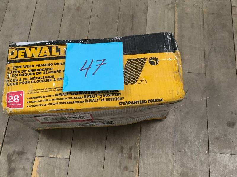 DEWALT 3 in. x 0.120-Gauge Wire Bright Steel Round-Head Framing Nails (2,000 per Box)