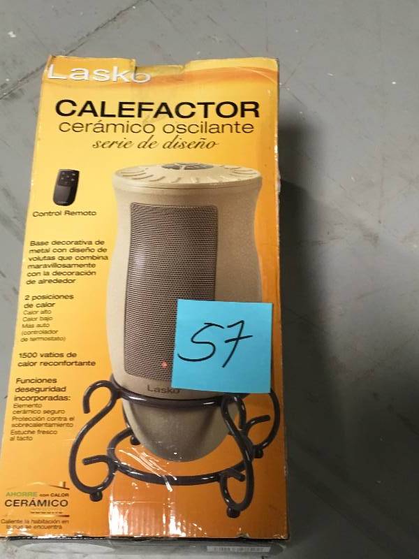 Lasko Designer Series Ceramic Heater, Model 6435, in like new condition