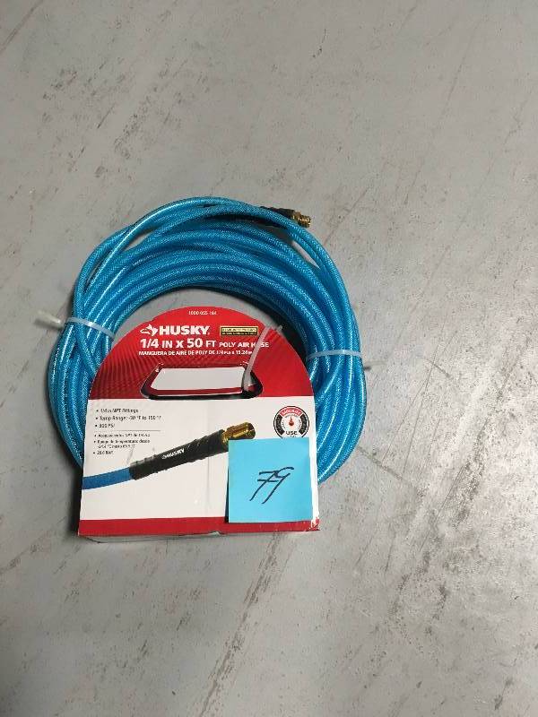 Husky 14 in. x 50 ft. Polyurethane Air Hose in like new condition