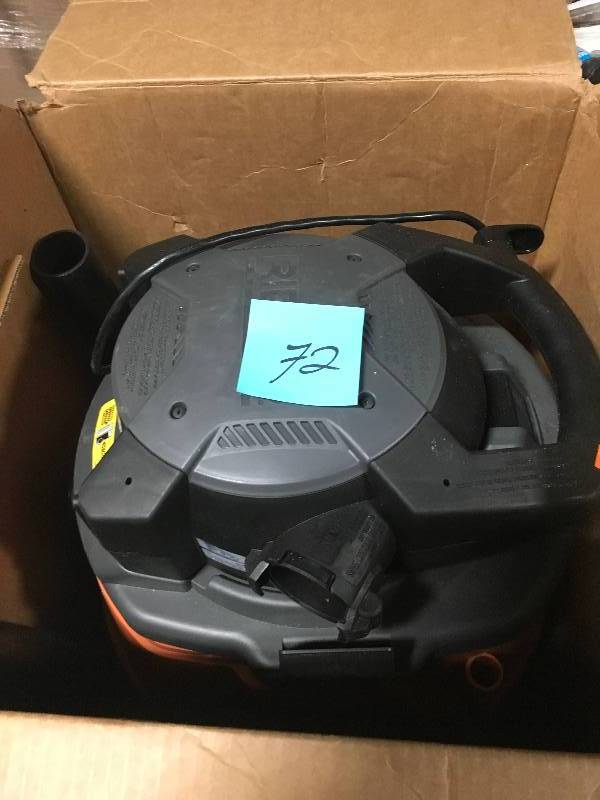 RIDGID 16 Gal. 6.5-Peak HP Wet Dry Vac with Detachable Blower USED in ood condition