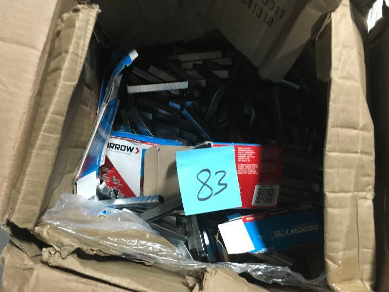 Arrow Fastener 12 in. Staples Industrial Pack CASE in like new condition