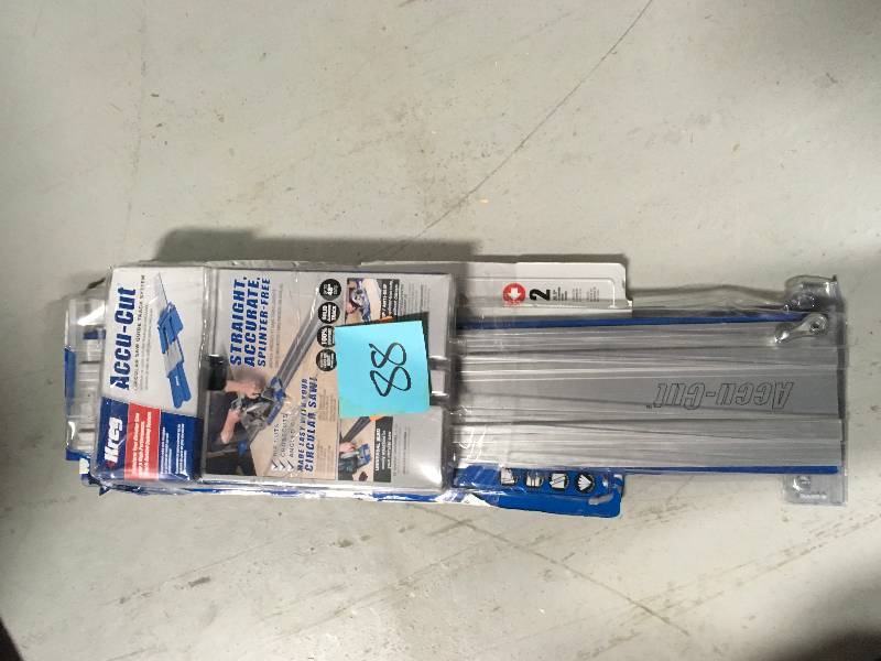 Kreg 48 in. Accu-Cut Aluminum Circular Saw Track in like new condition