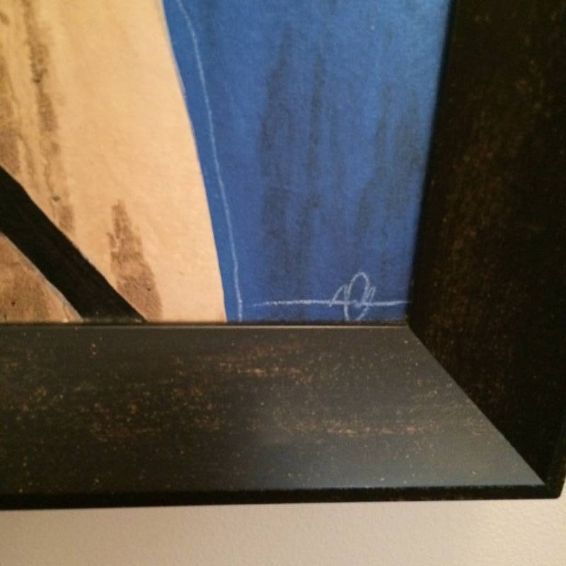 lot 18 image: LARGE FUN MOVIE ABSTRACT PRINT - EXCELLENT CONDITION