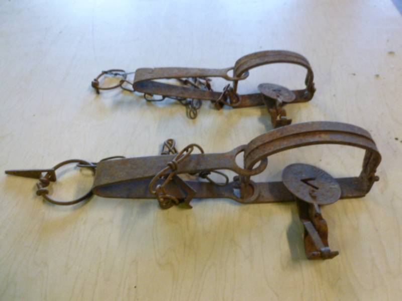 lot 107 image: Vintage Traps