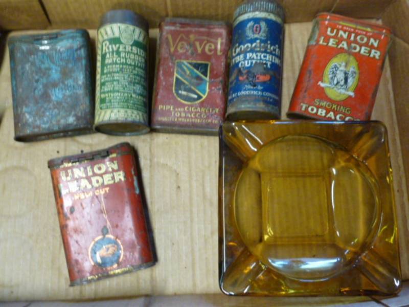 lot 183 image: Vintage Metal Containers