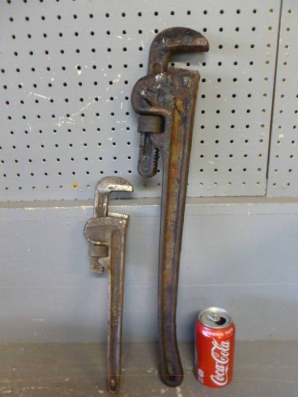 lot 206 image: Ridgid Pipe Wrench