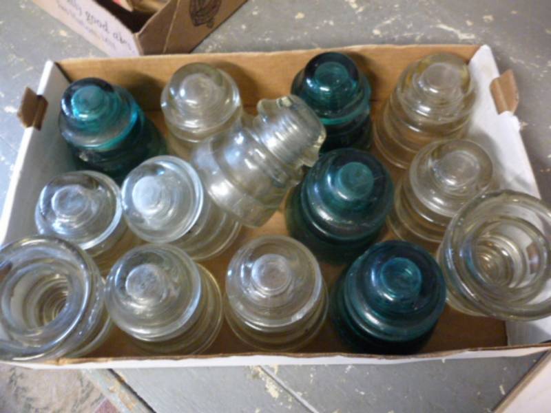 lot 222 image: Antique Insulators