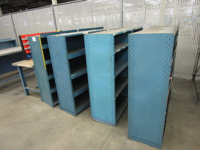 HEAVY DUTY METAL PARTS SHELVING