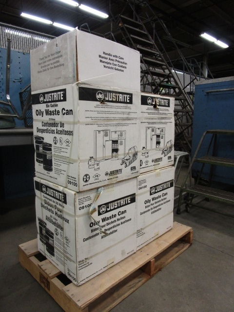 NEW OILY WASTE CANS