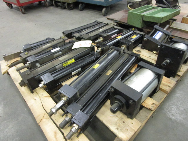 PALLET OF CYLINDERS