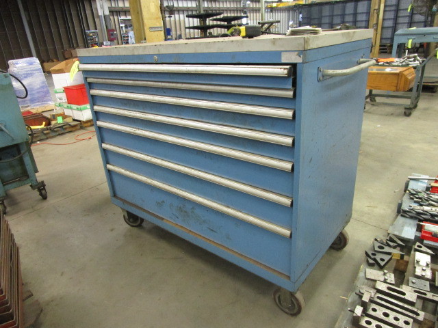 ROLLING STEEL TOOL CHEST WITH CONTENTS