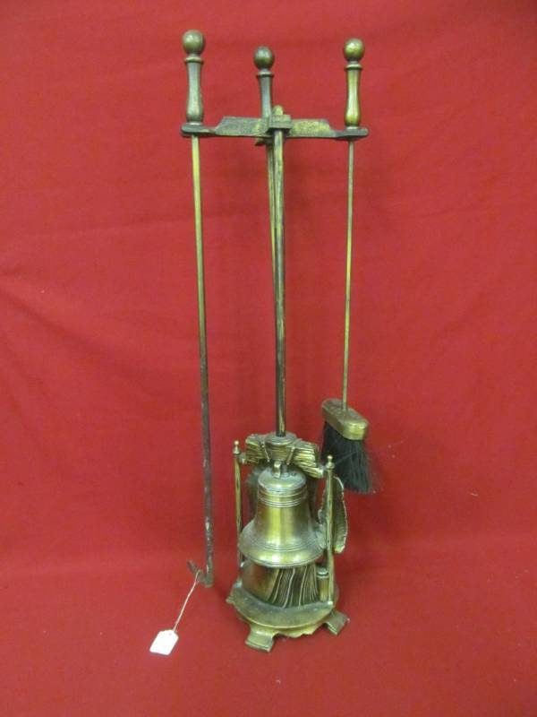 lot 56 image: fireplace tool set