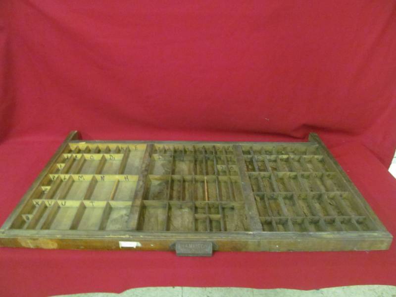 lot 58 image: Hamilton manufacturing printers drawer