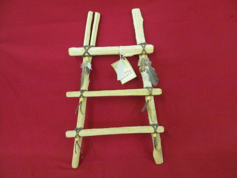 lot 65 image: Sagwra wood kiva ladder