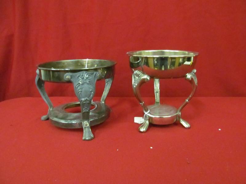 lot 135 image: silver warmer, chafing dish