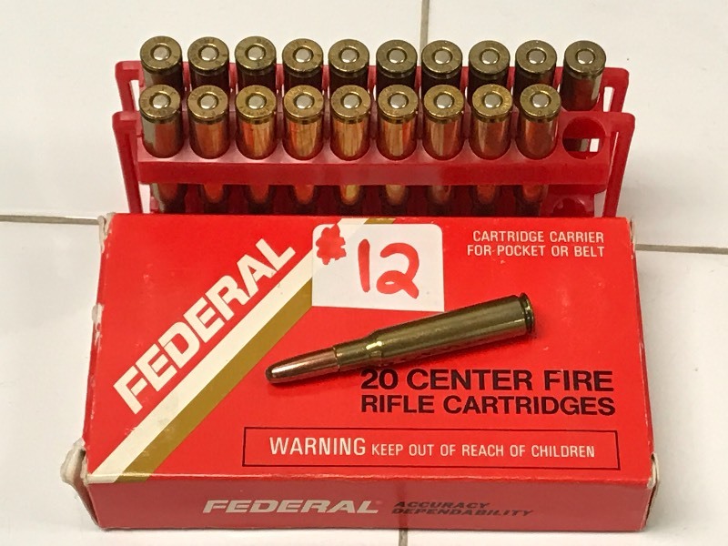 lot 12 image: (20) Rounds Federal 7mm Mauser