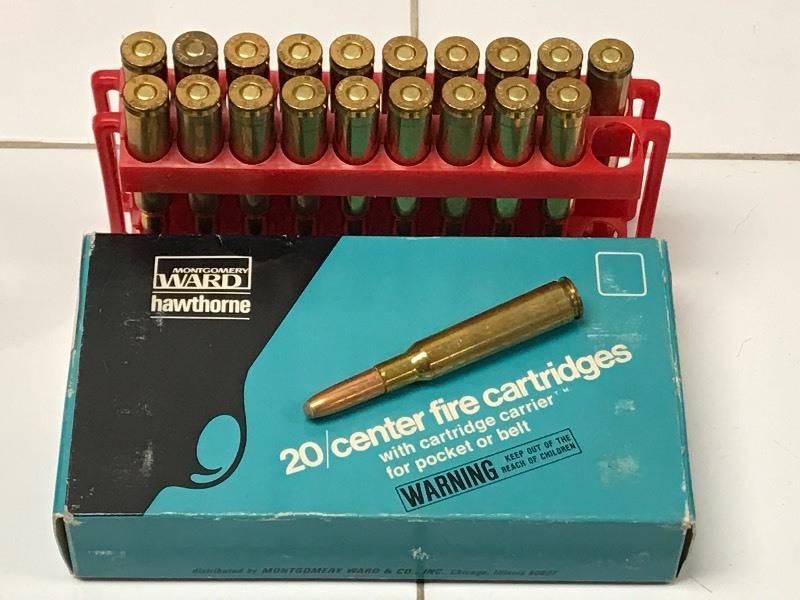 lot 14 image: (20) Rounds Montgomery Wards 7mm Mauser