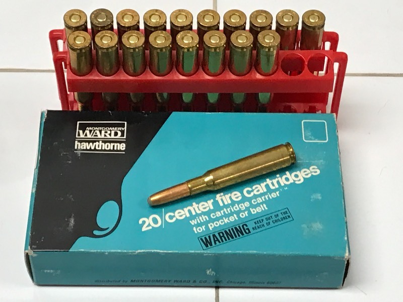 lot 17 image: (19) Rounds Montgomery Wards 7mm Mauser