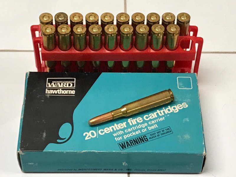 lot 18 image: (20) Rounds Montgomery Wards 7mm Mauser