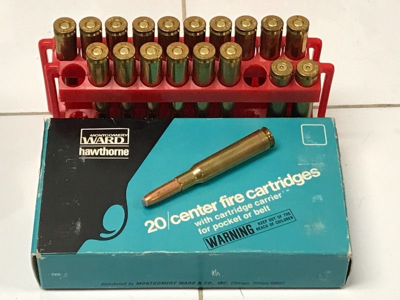 lot 19 image: (17) Rounds Montgomery Wards 7mm Mauser