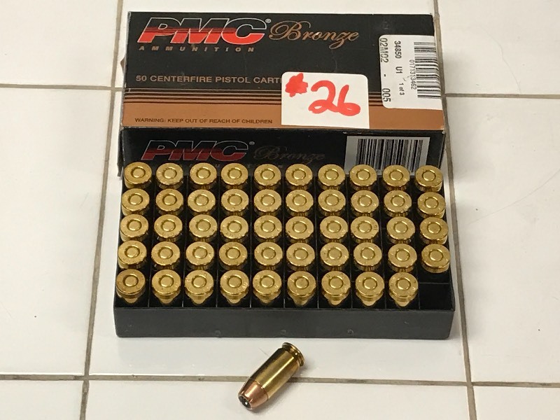 lot 26 image: (50) Rounds PMC .45-Auto