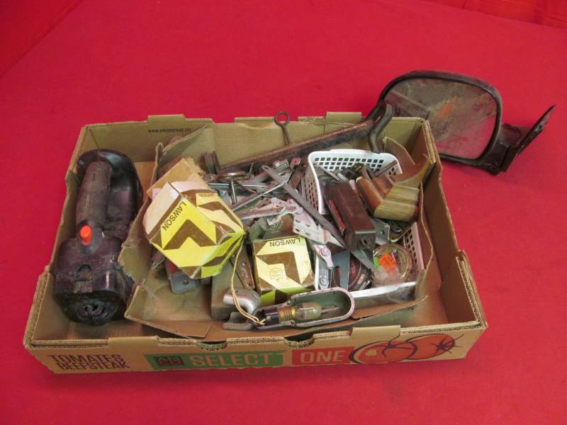 lot 30 image: vintage storm window hinges, hardware