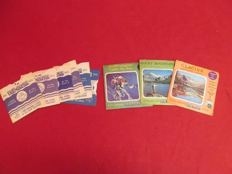 lot 129 image: vintage view master discs