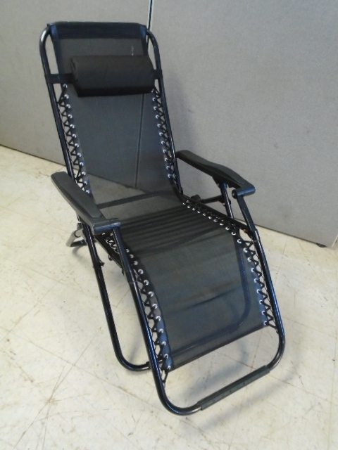 lot 24 image: Zero Gravity Lounger - Black