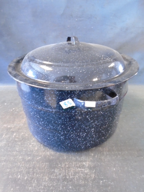 lot 85 image: Enamel Canning Pot