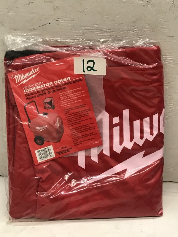 lot 12 image: Milwaukee Generator Cover