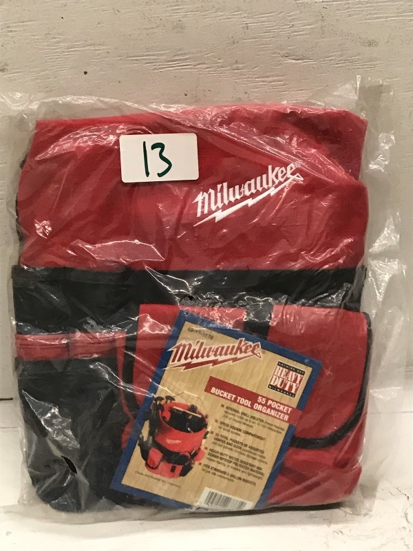 lot 13 image: Milwaukee Bucket Tool Organizer