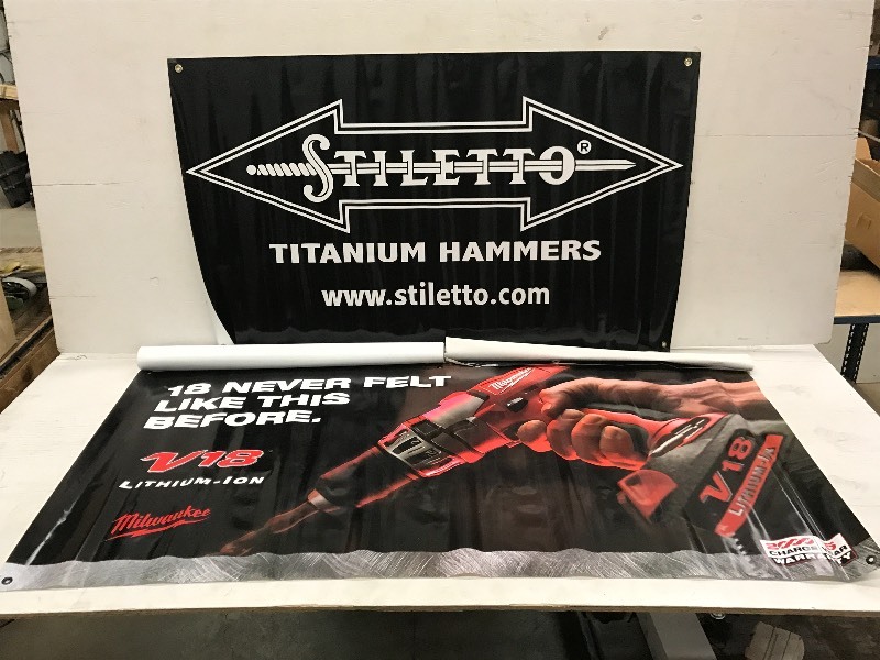 lot 29 image: (4) Milwaukee Banners  Posters