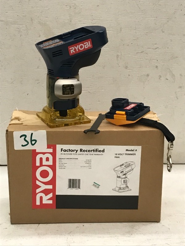 lot 36 image: Ryobi Cordless Trimmer