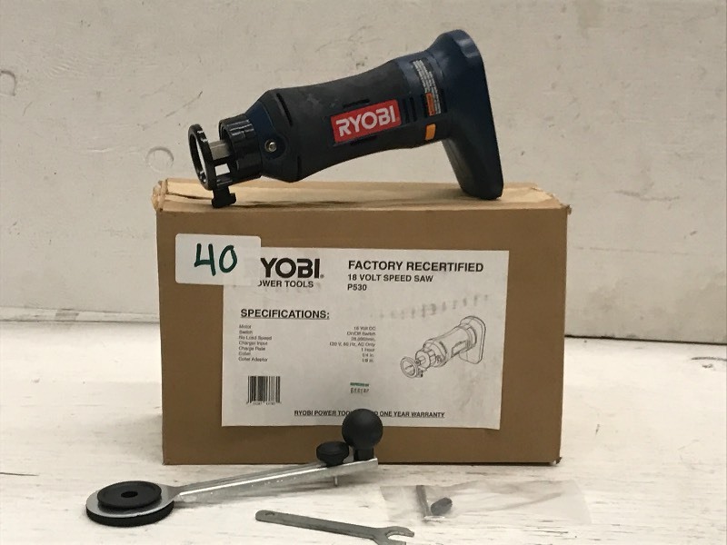 lot 40 image: Ryobi Cordless Speed Saw