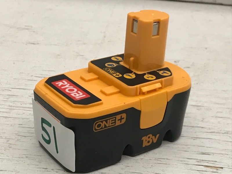 lot 51 image: Ryobi 18Volt Battery
