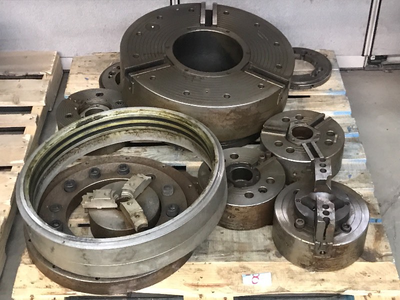 lot 8 image: (2) 10 Kitagawa BT10 Power Chucks,...