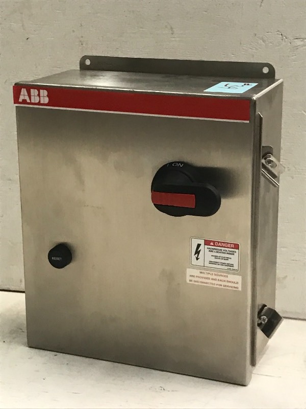 lot 34 image: ABB 81NX-2F Enclosed Industrial Con...