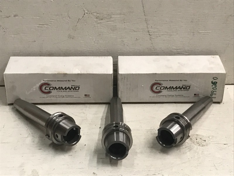 lot 43 image: Lot Of (3) Command HSK Toolholders...
