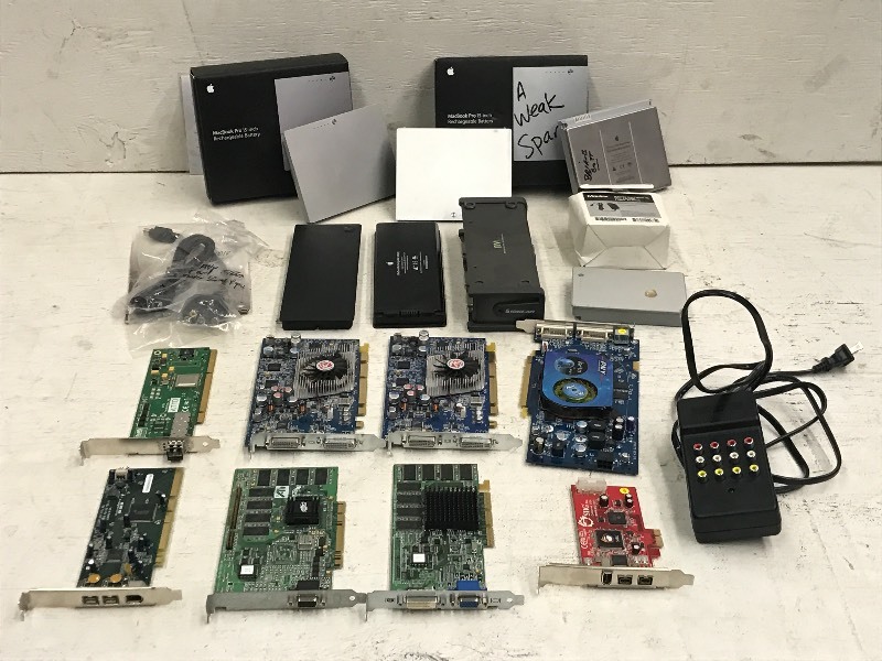 lot 87 image: Box Of Misc MacBook Pro Batteries, ...
