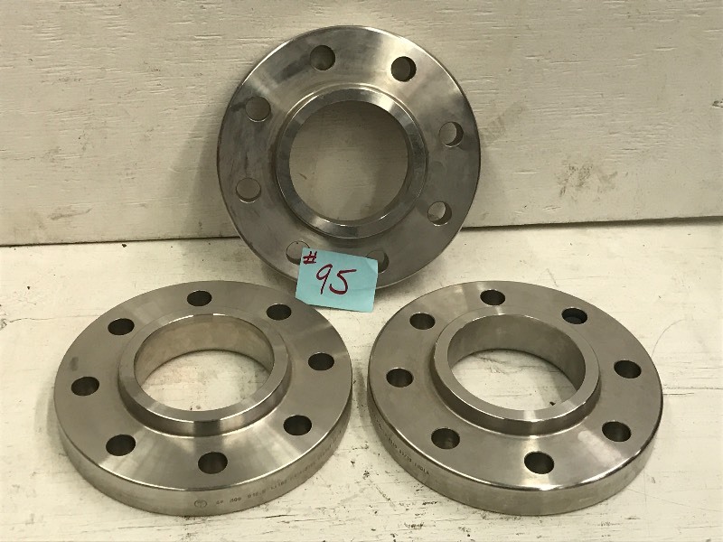 lot 95 image: Lot Of (3) Stainless Steel Valve...