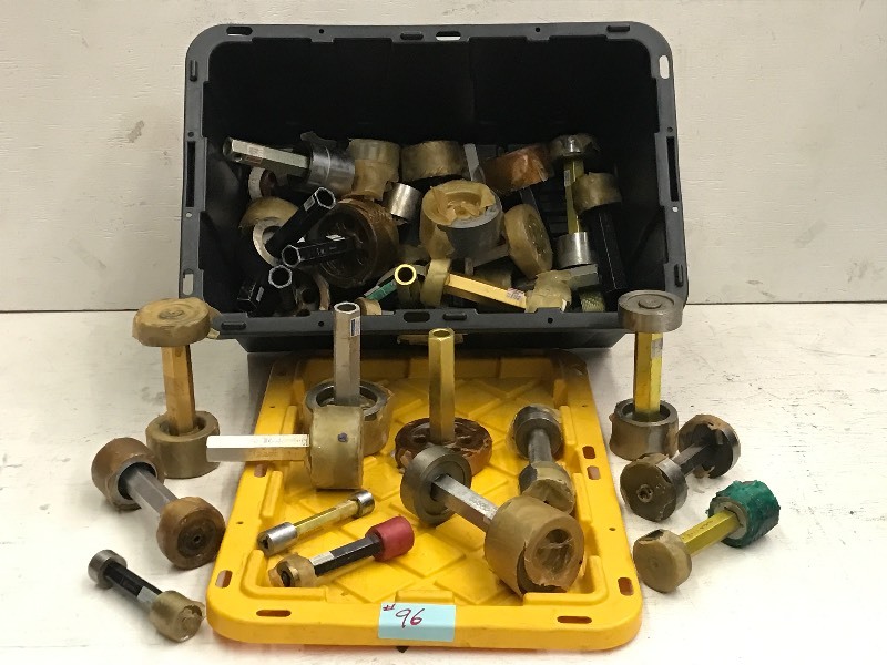 lot 96 image: (1) Large Storage Tote Full Of Asso...