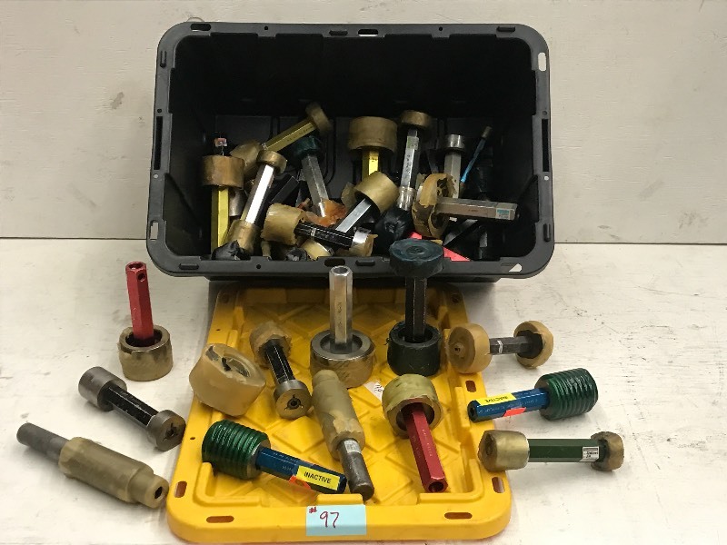 lot 97 image: (1) Large Storage Tote Full Of Asso...