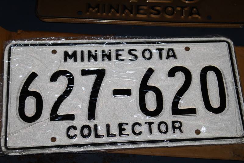 Minnesota Pioneer/Collector License Plates Unique Specialty and