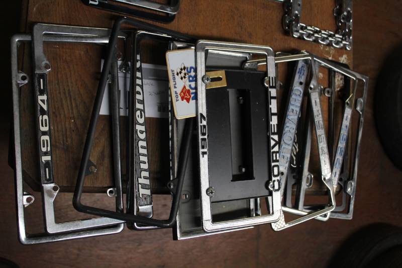 lot 178 image: License Plate Vanity Covers
