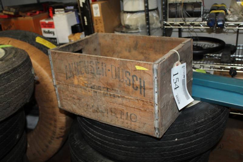 lot 154 image: Anheuser-Busch Wood Crate