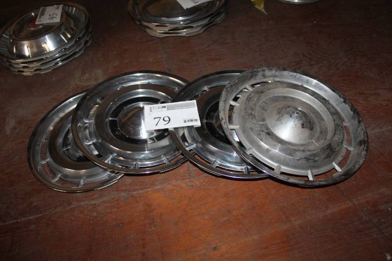 lot 79 image: Wheel Hubcaps